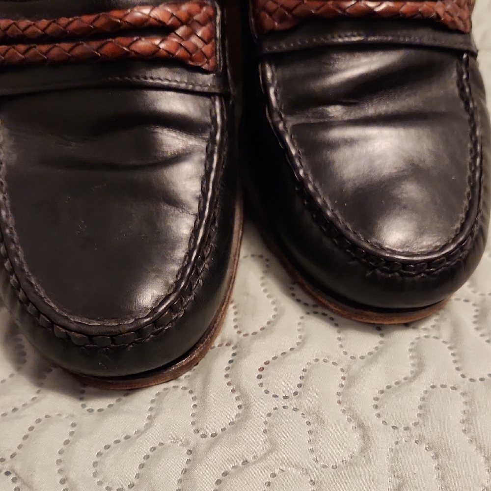 Allen Edmonds Black and Brown Loafers - Picture 4 of 8
